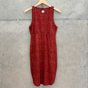 PrAna Emerald Lake Dress in Rust Floret, size Medium, NWOT
